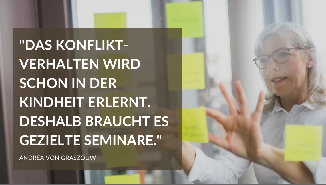 Konfliktmanagement Seminar für den Beruf mit Andrea von Graszouw